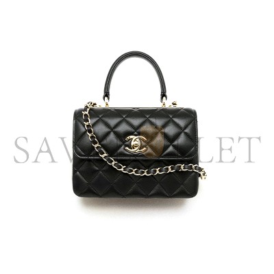 CHANEL MINI FLAP BAG WITH TOP HANDLE AS4654 (20*15*8cm)